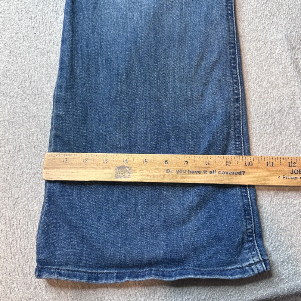 Old Navy Jeans Womenx 16 Blue High-Rise Flare Stretch Denim Casual Classic Pants - Picture 7 of 9